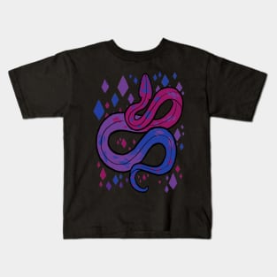 Bisexual Pride Snake Kids T-Shirt